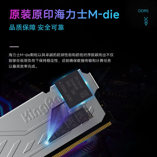 KINGBANK 32GB (16GBX2) set DDR5 6400 desktop memory Hynix M-die particles Yinjue C32 Deepseek hardware