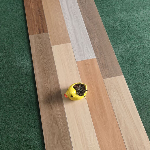 Sanqihu Japanische Blockbodenfliesen Nachahmungsholz Ceramic-Fliesen 150x Wohnzimmer und Schlafzimmer Vollkeramik Straight Side Balkon Anti-Rutsch-Boden graubraun 15913 150x900