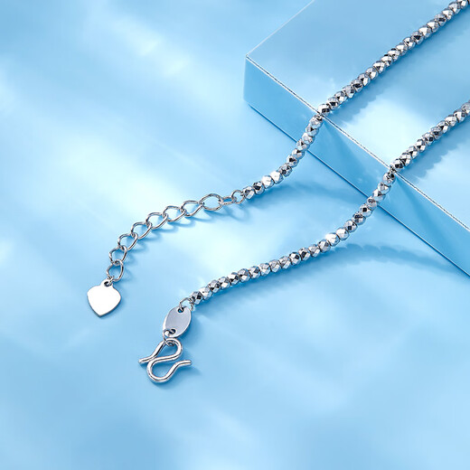 Luxury Beads PT950 Bangdi Beads Platinum Bracelet Fashionable Light Luxury Style for Your Girlfriend 4.19g