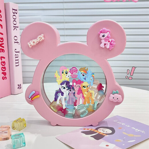 Children's tooth storage box, girl's anti-oxidation deciduous tooth collection box, baby tooth replacement commemorative box, overalls labubu deciduous tooth storage box