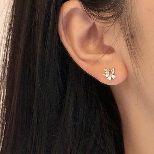 Catiro Manmandieyu earrings 999 silver earrings design sense birthday gift for girlfriend Manmandieyu earrings / 999 silver / ghostwriting greeting card