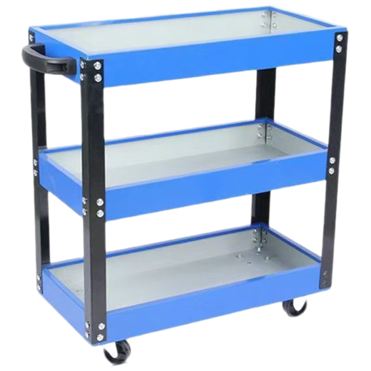 Cast solid tool cart tool cabinet trolley mobile rack storage rack auto repair tool cart workshop special parts multi-layer