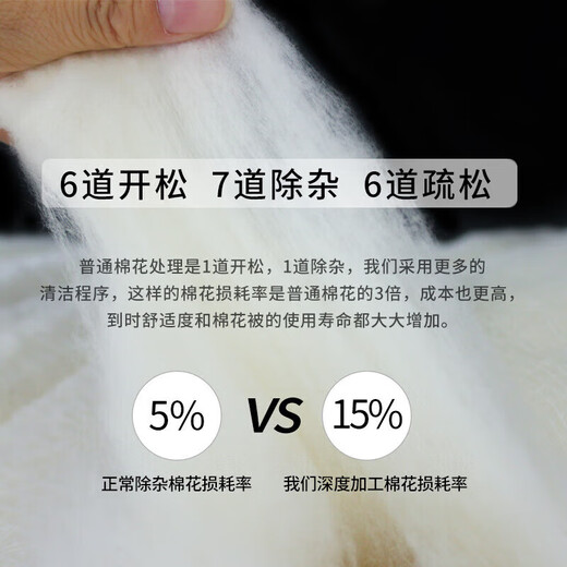 Cotton Xinjiang first-grade high-quality long-staple cotton hand-filled baby elastic cotton batting rolls natural bulk combed raw cotton