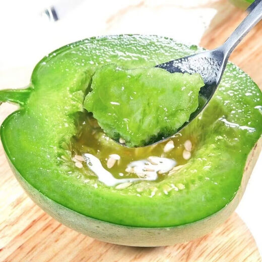 Emerald melon seeds, thin-skinned, super-sweet cantaloupe seeds, spring green-skinned, crispy melons for all seasons, early-maturing, high-yielding cantaloupe seeds, emerald melon seeds/pack, about 100 seeds, 1 pack