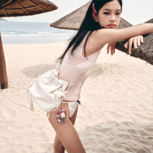 ECODAY2025 New Summer Bucket Bag Backpack Small Bag Commuting Travel Fashion Single Shoulder Messenger Bag Women Black