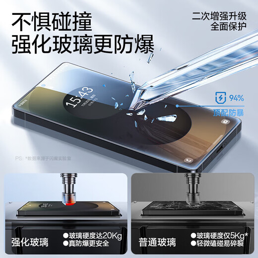 Flash Magic is suitable for Samsung S25Ultra tempered film S25+/25AR anti-reflective film for Galaxy S25 mobile phone film, anti-reflective light, high-definition anti-fingerprint, dust-proof and anti-fall film S25ultra ultra-clear AR second sticker dust-free warehouse 1 piece