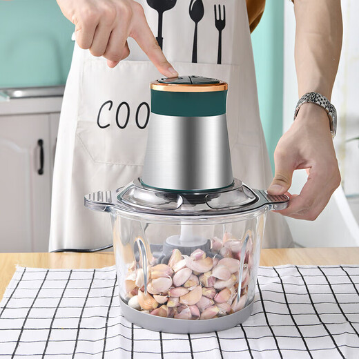 Wenzhi garlic peeling artifact fully automatic electric automatic garlic grinding and peeling garlic peeling household multi-functional garlic peeling 3 liter steel cup 1 garlic peeler