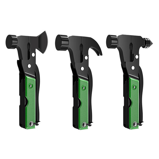 Baolian car explosion-proof window safety hammer outdoor supplies multi-functional tool combination knife pliers folding portable ax