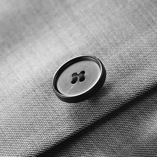 Guillaume de Mons Aojia pure wool suit complete set of men's business formal wear groom wedding dress casual three-piece suit suit gray top + pants 58 tops and pants size please note