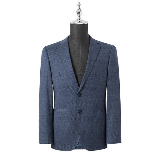 Lilan men's suits for middle-aged men 2025 new spring and autumn business casual fashion high-end small suits single suit jacket Lilan suit blue 306 4XL 195
