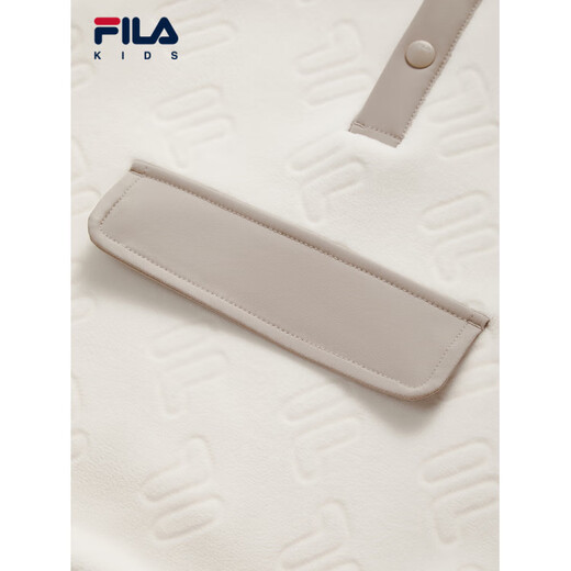 FILA boys' fleece sweatshirt new winter loose knitted top wild rice-IV 105 cm