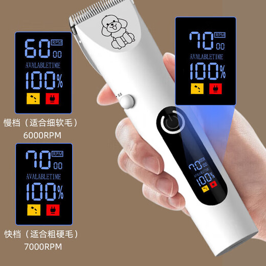 Pet shaver for trimming dogs and cats, electric hair clipper for dogs and cats, golden retriever Teddy pet hair clipper, luxury set (suitable for medium and large pets)