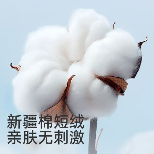 Plant Monologue face towel, pure cotton hanging face towel for pregnant women and babies, disposable thickened cotton soft towel, skin-friendly Xinjiang cotton face towel 600g extra large pack 4 large 0 stickers