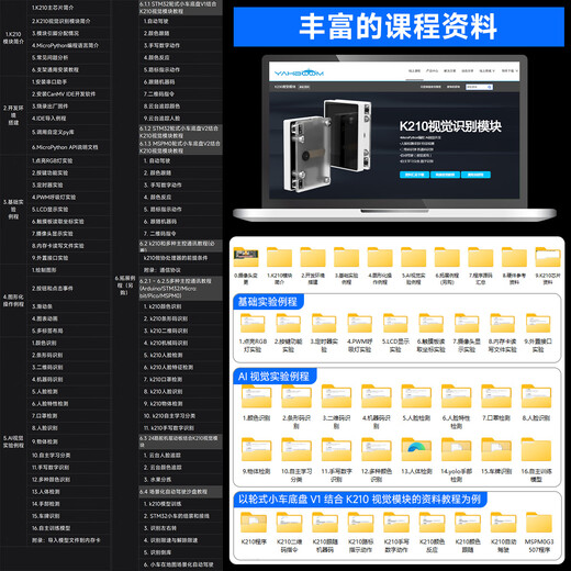 Yabo Intelligent K210 visual recognition module CanMV sensor AI artificial intelligence robot camera Python
