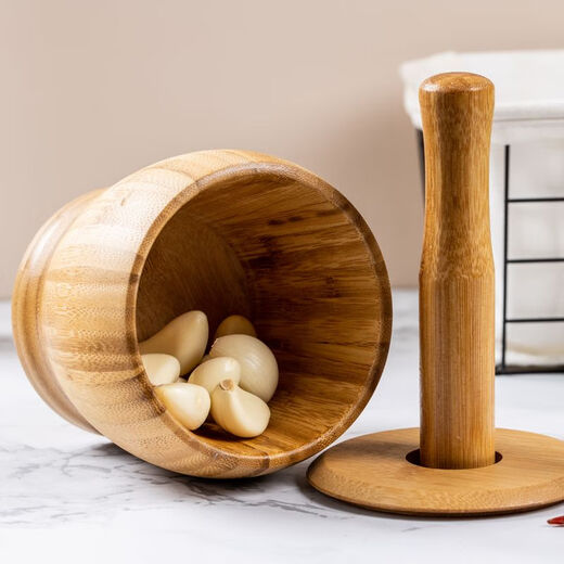 Jatu dace garlic jar garlic pounding artifact manual garlic puller stir garlic press garlic mince garlic peel garlic mince garlic grind garlic beater medium jar + stick + lid