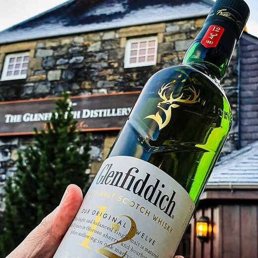 格兰菲迪（GLENFIDDICH）苏格兰单一麦芽威士忌系列 格兰菲迪12年700ml