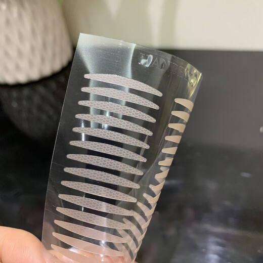 Hanbel Invisible and Traceless Natural Matte Double Eyelid Stickers for Loose and Drooping Eyelids One-sided Makeup Artist Flesh Color Matte-Wide (Suitable for Inner Double + Swollen Eyes) 108 Stickers 20 Photos