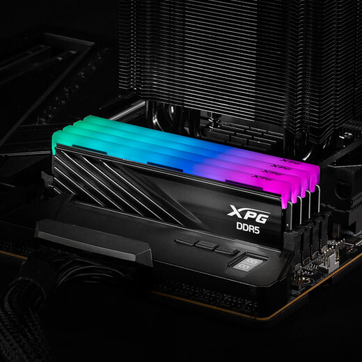 ADATA 24G/48G (24G*2) set DDR5 6000 frequency AI computer accessories desktop memory bar Longyao D500G RGB light bar C28 timing Hynix new Mdie C28/new Mdie D300G 6000 black light bar 24GB 1 bar (24G*1)