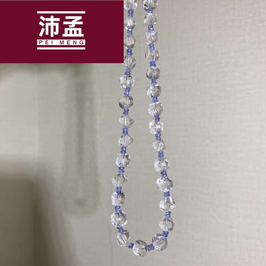 Peimeng original design tanzanite necklace versatile simple women's new year-end clavicle chain pre-sale bone chain pre-sale