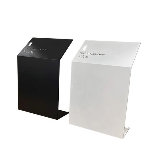 Tuoxin Fire Extinguisher Decorative Box Covers Shop Placement Stainless Steel Hotel Storage 2 Box Cover Shopping Mall Placement Rack White Hollow Metal Thickening