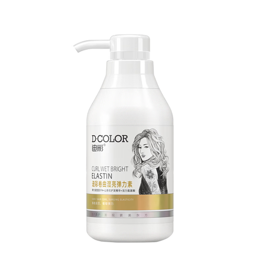 Dicai Elastin Women's Curly Hair Care Amino Acid Hair Care Perm Care Volumizing Hair Styling Cream Suitable for Small Curls Curly Wet Shine Elastin 300g