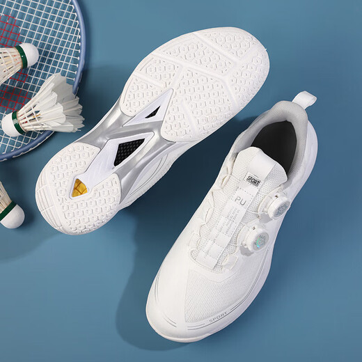 New ground flying 2MAXPRO second generation II badminton shoes with BOA knob high-end lightweight table tennis shoes black 42