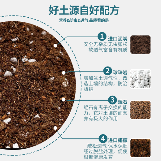 Nutrient soil for growing vegetables, organic orchid plant potting soil, coconut brick soil, selected nutrient soil 10 Jin Jin is equal to 0.5 kg