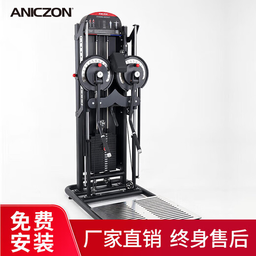 TEZEWA comprehensive trainer side flat lift chest strength equipment integrated dual-arm machine standing flying machine fitness equipment