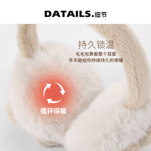 Memaru cute winter plush warm earmuffs for women in winter cycling anti-cold earmuffs antifreeze earbags ear protectors ear warmers