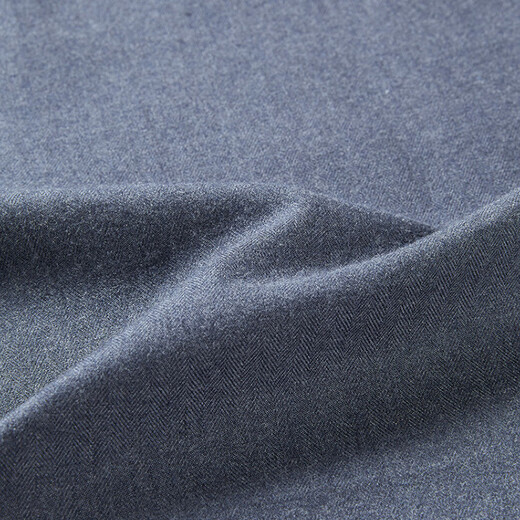 Youngor long-sleeved shirt men's cotton blended fabric full velvet solid color shirt warm and comfortable 2025 new style navy VLRM119689FJA 40 (175/92A)