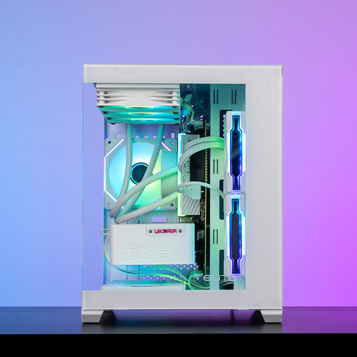Colorful amd Ruilong r7 9800x3d/9700x rtx5080/5070ti/5060 white sea view room desktop assembly computer host game e-sports flagship store diy complete machine three R7 9700X+5060T16+1T+32G