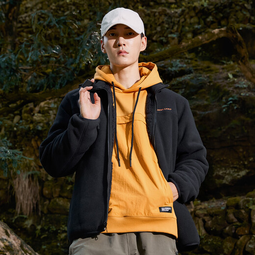 Trailblazer outdoor fleece jacket for men spring and autumn new stand-up collar jacket for men double-sided velvet polar fleece jacket loose cardigan