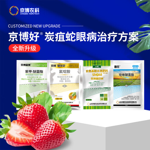 Jingbohao Strawberry Anthrax Snake Eyes Treatment Plan Strawberry Transplanting Formula Schwarzenegger + Yingmei + Shihaomei + Xijie 10 sets