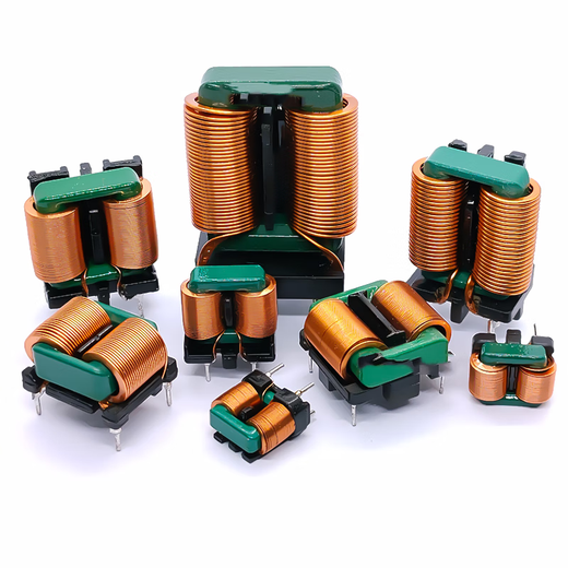 Hanshi Hengye flat copper wire common mode inductor SQ2418 2MH pitch 10 13 vertical/15 pcs