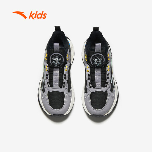 ANTA children's men's and women's cotton shoes 2025 winter comfortable and warm children's sports plus velvet cotton shoes A12446933H