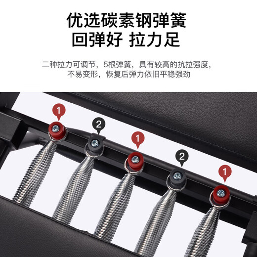 Pilates core bed, dual-use folding yoga bed for merchants, gym yoga studio, private aluminum alloy teaching high-end equipment, black folding yoga bed S1 latex spring dual-use model, no installation required, door-to-door delivery