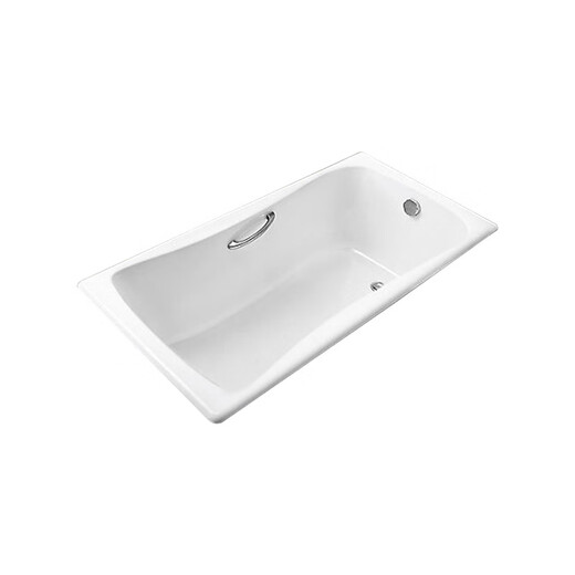 科勒（KOHLER）浴缸家用百利事1.5 1.7米 嵌入式铸铁K-17270T-O/GR1 K-15849T-0无扶手孔 1.7m