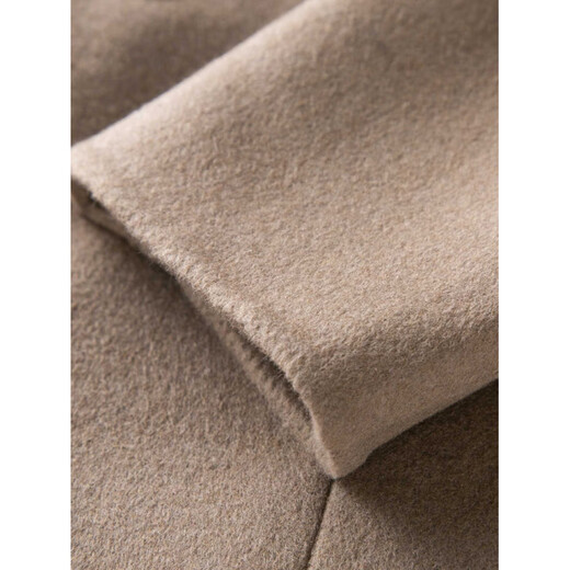 MONTAGUT Double-sided Cashmere Coat Men's Medium-Length Suit Collar Casual Autumn and Winter Middle-aged Wool Woolen Windbreaker Jacket Black S 165/84A