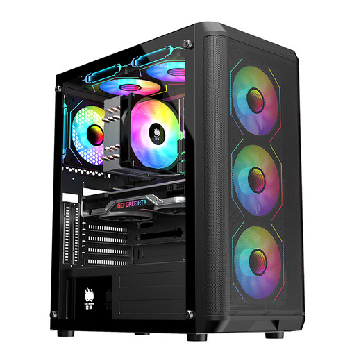 Navigator/MSI AMD Ryzen R7 5700X/9500F/RTX3060/5060 gaming e-sports desktop computer host DIY assembly computer complete set of chicken office three R7 5700X丨16G丨3050 6G