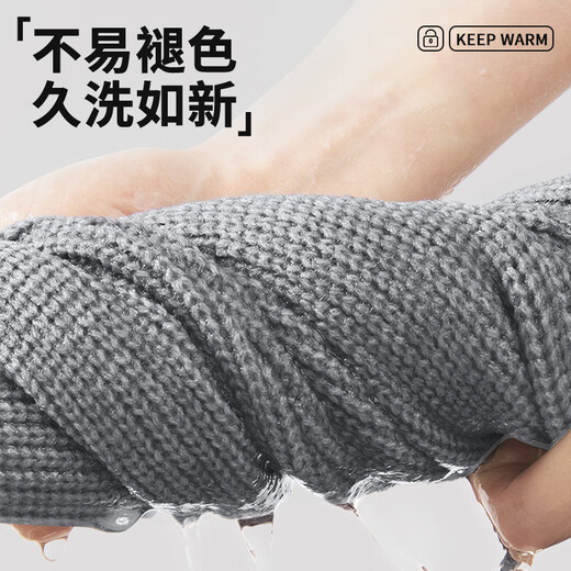 MINISO Henley collar hooded sweater for men and women, autumn and winter couple Korean casual pullover sweater, light gray XL