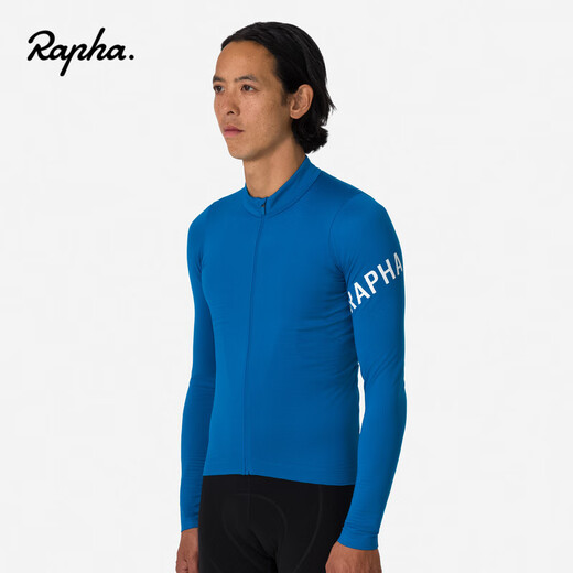 Rapha new autumn and winter colors Pro Team men's competition winter warm long-sleeved road cycling jersey official sapphire blue S