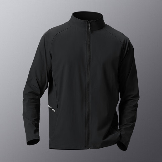 Bmai (bmai) quick-drying sports windbreaker jacket men's new running windproof training top waterproof jacket summer outdoor cycling suit black lightweight_quick-drying_windproof new style L