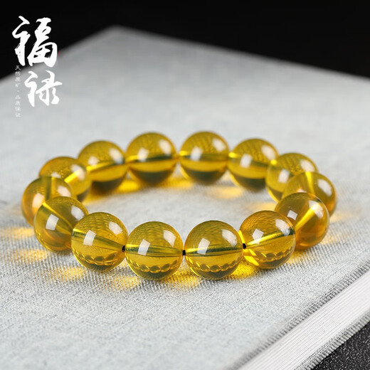 Mouth Ten Leaf Natural Water Purification High Blue Mexican Natural Blue Amber Bracelet Women's Men's Bracelet Single Circle Amber Jewelry Bracelet 10mm Blue Amber Bracelet (one item, one certificate)