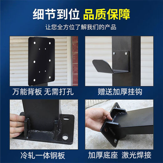 丽田汽车充电桩立柱杆子安装支架地下车库中间车位吊顶倒装挂家桩通用 1点2米专用吊装倒挂充电桩立柱