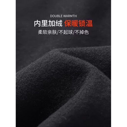 Alen Botun Winter Running Jacket Men's Velvet Warm Cycling Suit Autumn and Winter Hooded Sports Top Quick-Drying Sports Student Training Suit Magic Black Jacket Plus Velvet_Warm_Quick-drying S_(90-115Jin Jin equals 0.5kg)