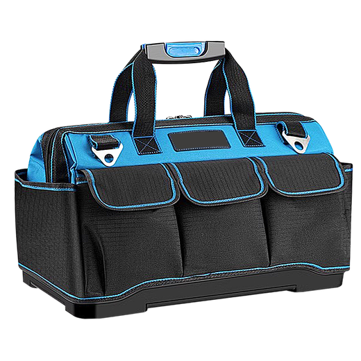 Strong and durable portable tool bag, electrician canvas bag, thickened multi-functional woodworking repair portable storage bag, standard thickened tool bag 13 inches