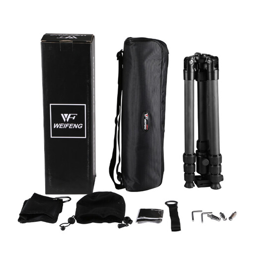 Weifeng 6626 Tripod Aluminium-Legierung SLR Digitalkamera Ständer tragbares ReisetripoD Tripod Tripod WF-C6626