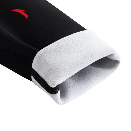 ANTA (ANTA) (ANTA) Micro-pressure Shaping Tights Women's Autumn and Winter New Style Plush Warm Butt Lift Cycling Yoga Pilates Basic Black-2 XS (Female 155)