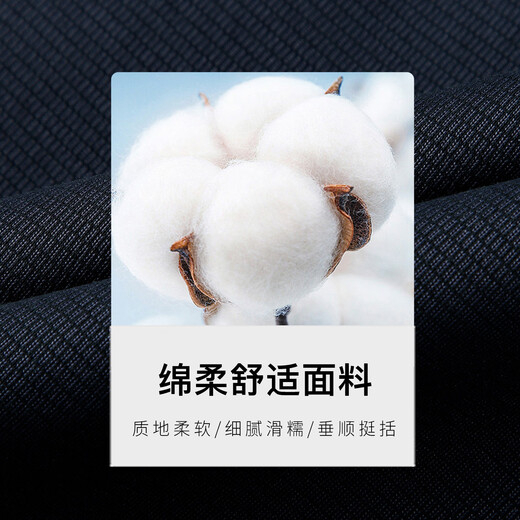 Talented men's long-sleeved shirt cotton soft spring and autumn new jacquard texture knitted shirt draped and easy to care for dark blue