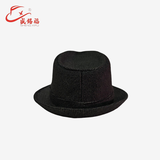 Sheng Xifu Hat Sun Shade British Gentleman Classic Design Solid Color Warm Woolen Hat Gray M (58-59CM)